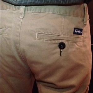 Superdry khaki straight leg